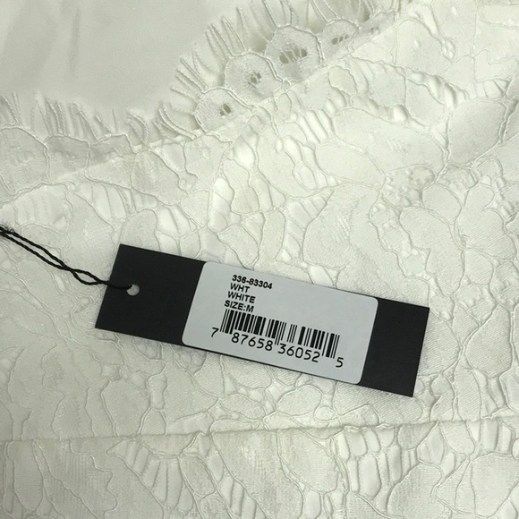 Bobi Black - Mixed Chiffon Lace Bodycon Dress - Picture 5 of 6